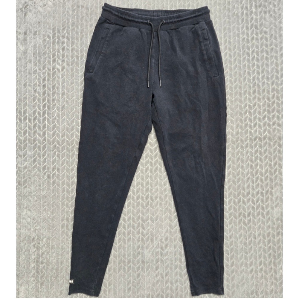 Alphalete Mens Black Tapered Joggers‎ Drawstring Sweatpants Size Large L